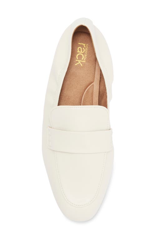 Nordstrom Rack Michaela Apron Toe Loafer In Ivory Egret