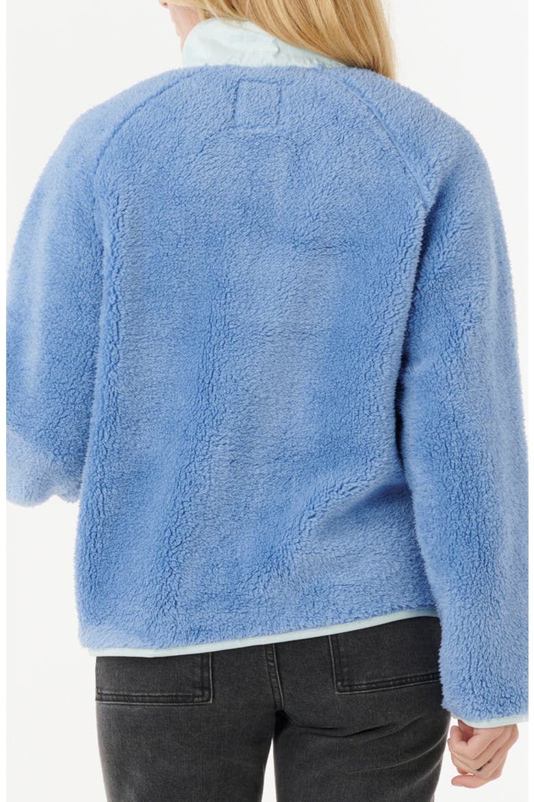 Shore Break Polar Fleece Zip Up Jacket, Alternate, color, BLUE