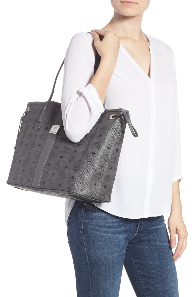 MCM Medium Liz Reversible Shopper, Alternate, color,