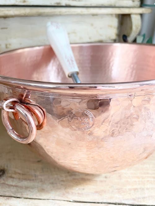 Coppermill Kitchen Vintage Inspired Copper Mixing Bowl In Copper