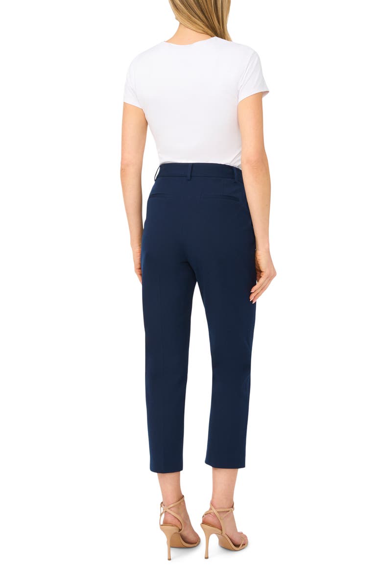 High Waist Crop Tapered Pants, Alternate, color, CLASSIC NAVY