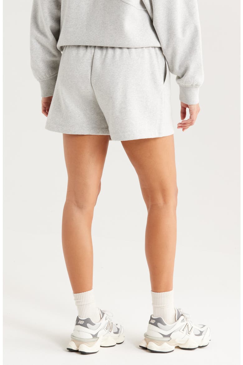 Ultracozy Fleece Sweat Shorts, Alternate, color, GREY LIGHT HEATHER