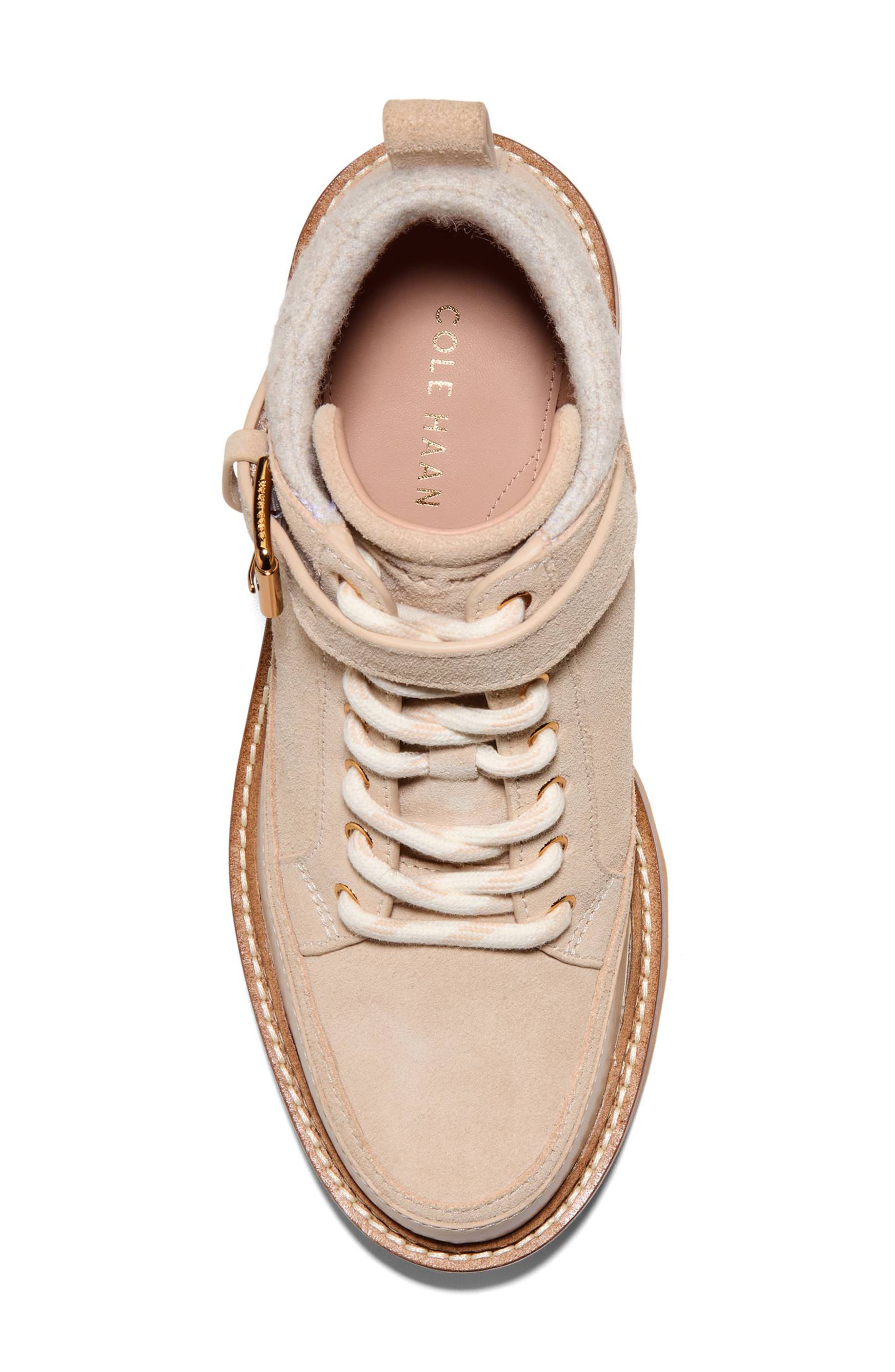 Cole Haan Shibley Waterproof Bootie, Alternate, color, Light Sesame Wp Suede