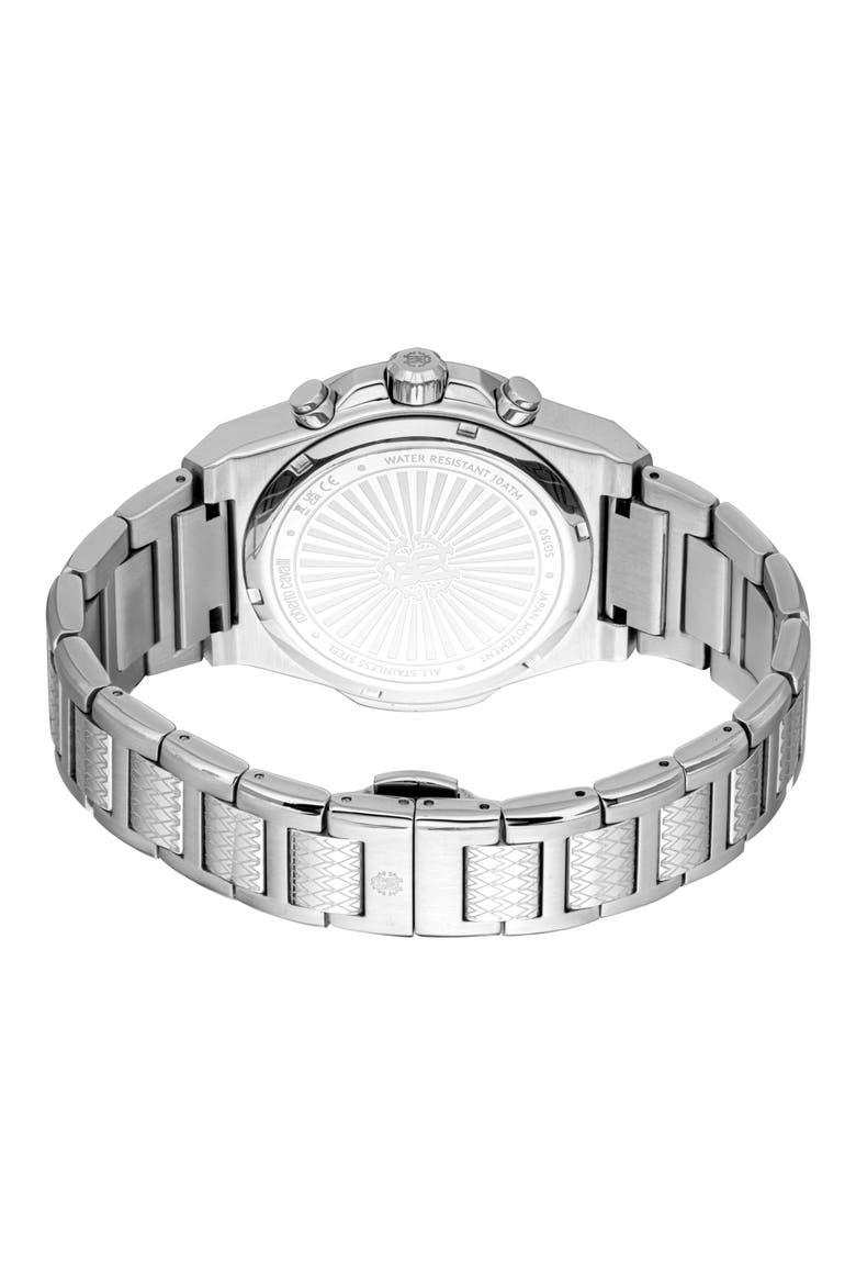 Dominio Bracelet Watch, 44mm, Main, color, SILVER
