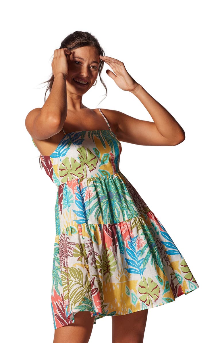 Tori Richard Pieces of Paradise Alani Dress, Alternate, color, Multi