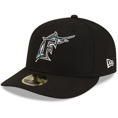 Men's New Era  Black Florida Marlins On-Field Authentic Collection Low Profile 59FIFTY Fitted Hat