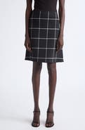 Courrèges Windowpane Check Skirt