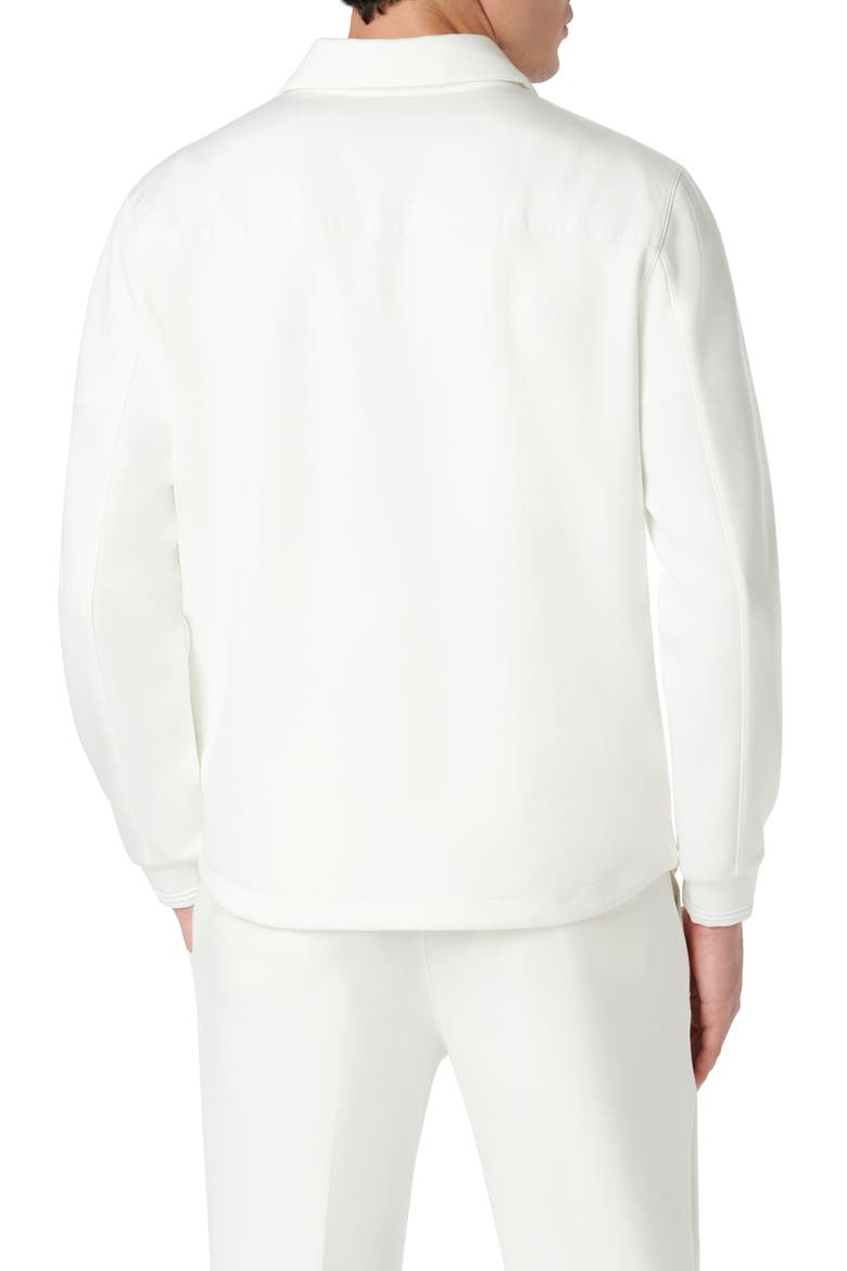 Knit Shirt Jacket, Alternate, color, CHALK