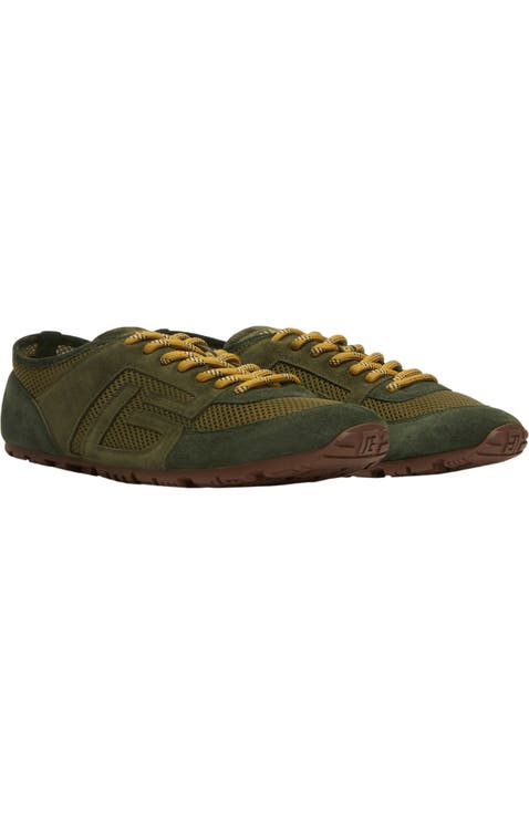 Racer 45 trainers in mesh and suede leather