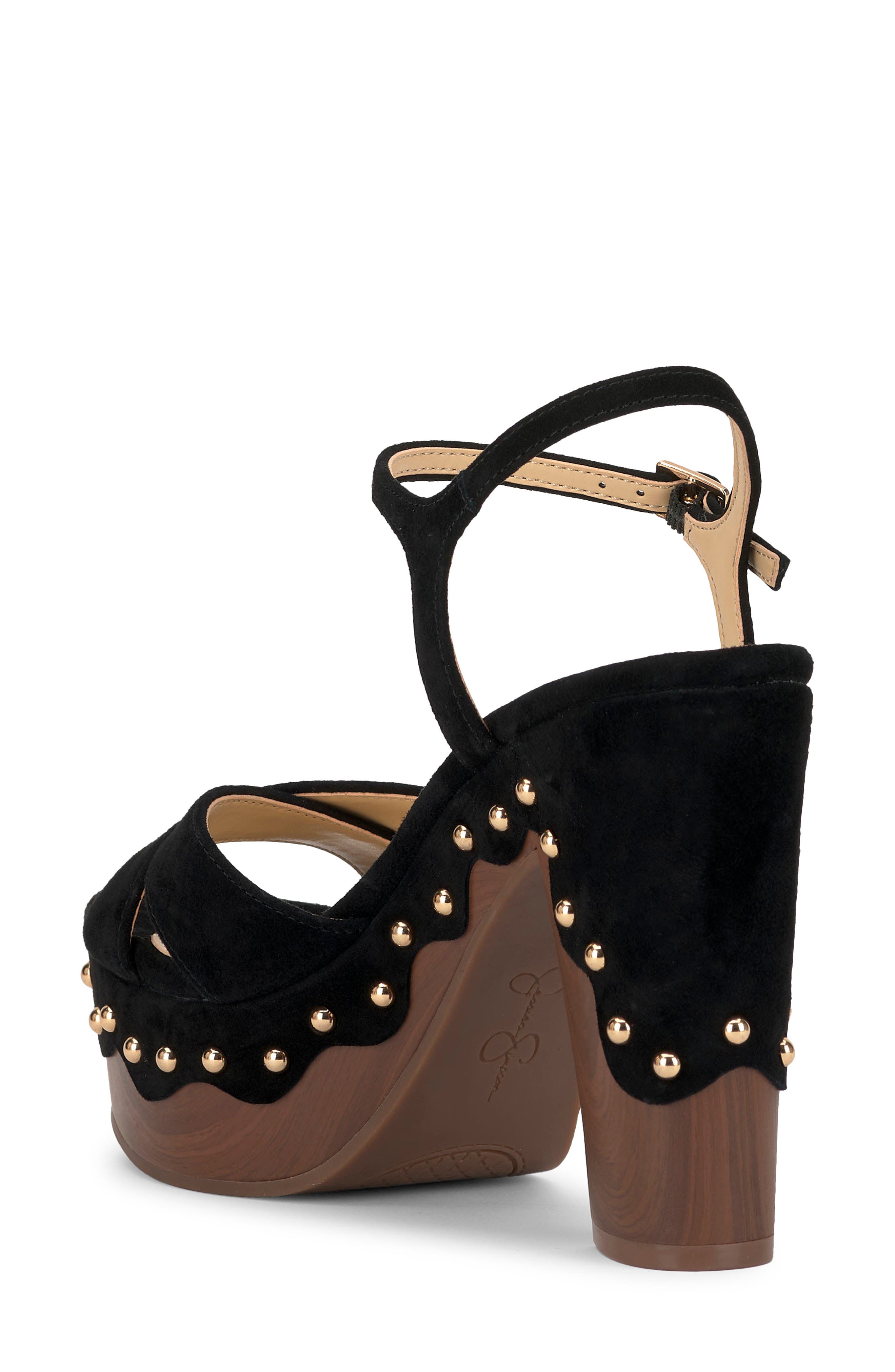 Jessica Simpson Samintia Ankle Strap Platform Sandal, Alternate, color, Black