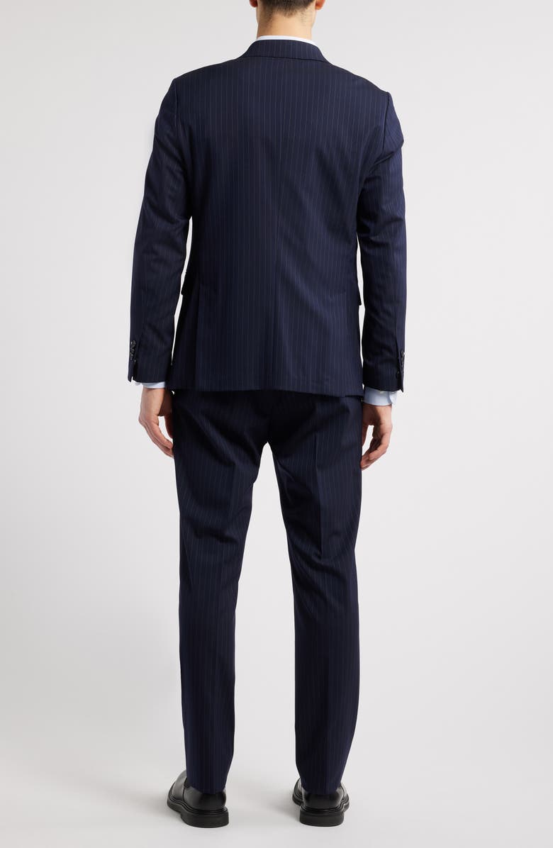 Scotch & Soda Modern Fit Pinstripe Two-Piece Suit, Alternate, color, Navy Stripe