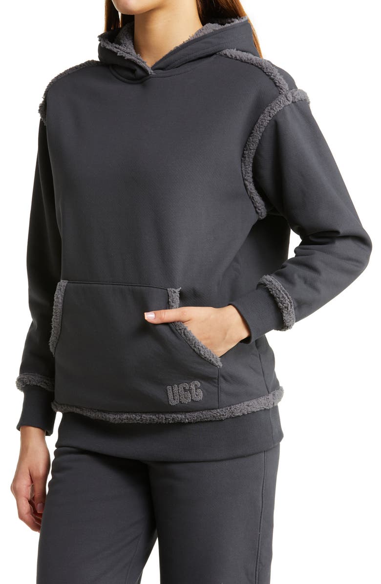 UGG<sup>®</sup> Joanne Bonded High Pile Fleece Hoodie, Alternate, color, 