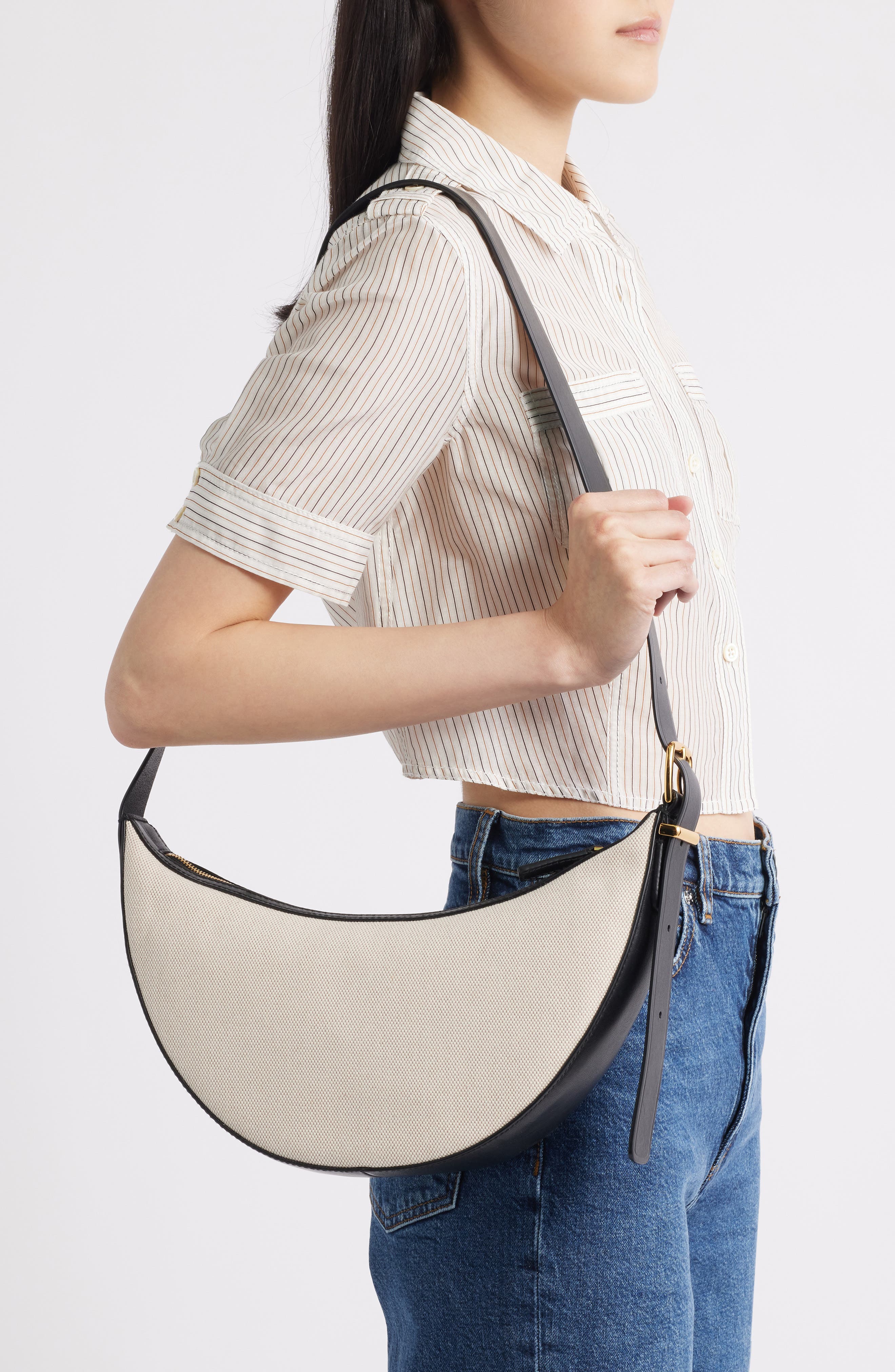 Madewell The Essential Sling Crossbody Bag, Alternate, color, Natural Multi