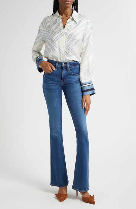 Veronica Beard Delila Stripe Silk Blend Shirt