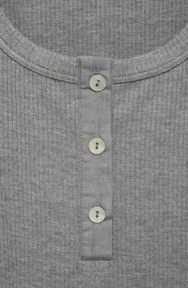 MANGO Rib Henley Mindress, Alternate, color, 