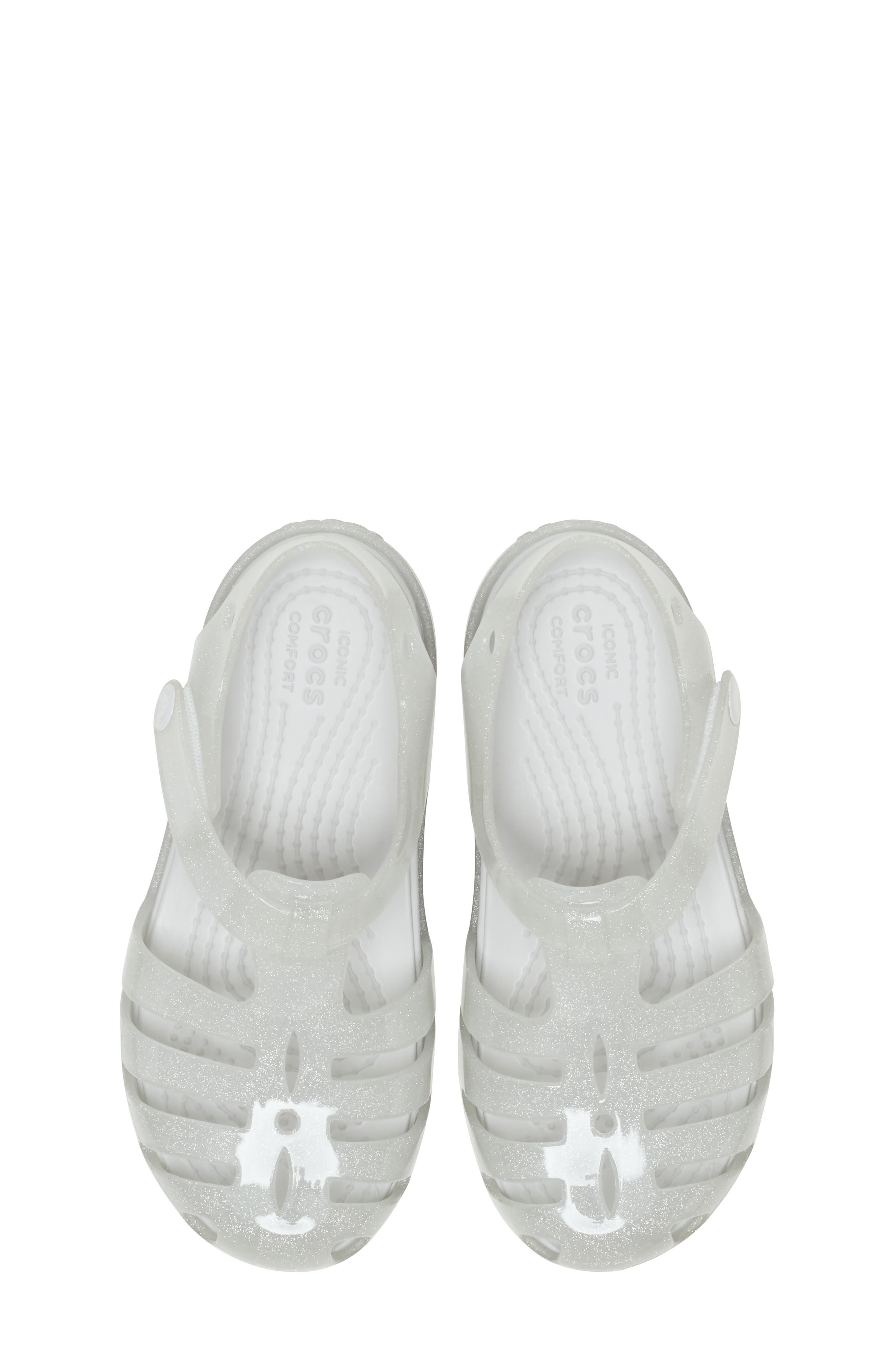 CROCS Isabella Glitter Jelly Fisherman Sandal, Alternate, color, 