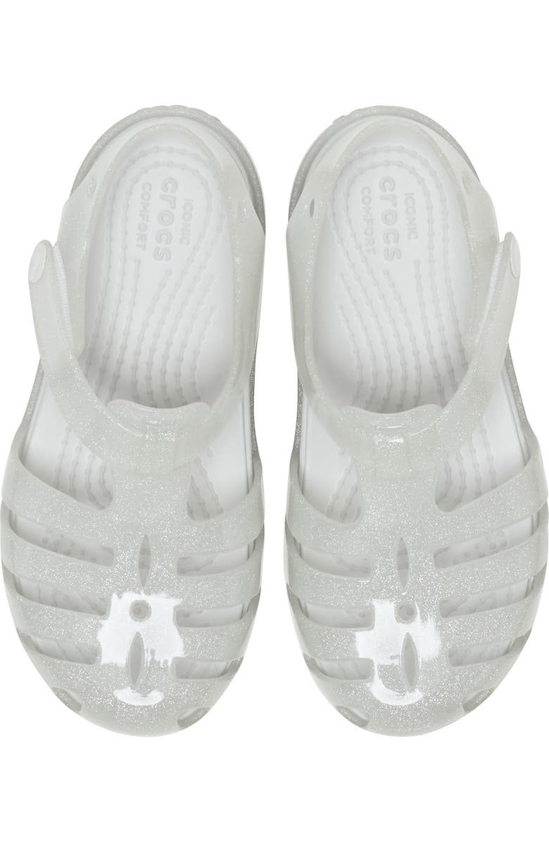 CROCS Isabella Glitter Jelly Fisherman Sandal, Alternate, color,
