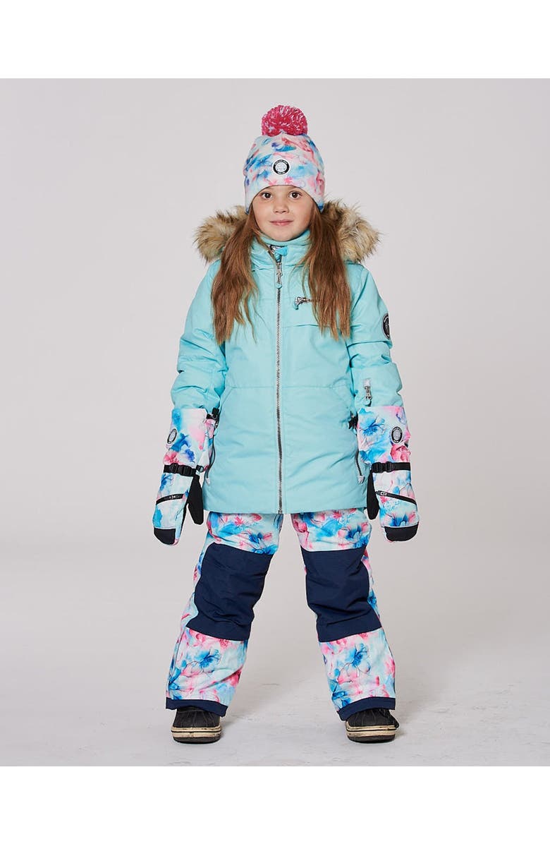 Deux par Deux Two-Piece Play Snowsuit Flower, Main, color, Blue