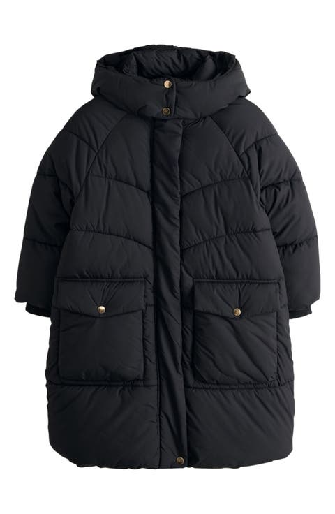 Kids' Padded Longline Puffer Coat