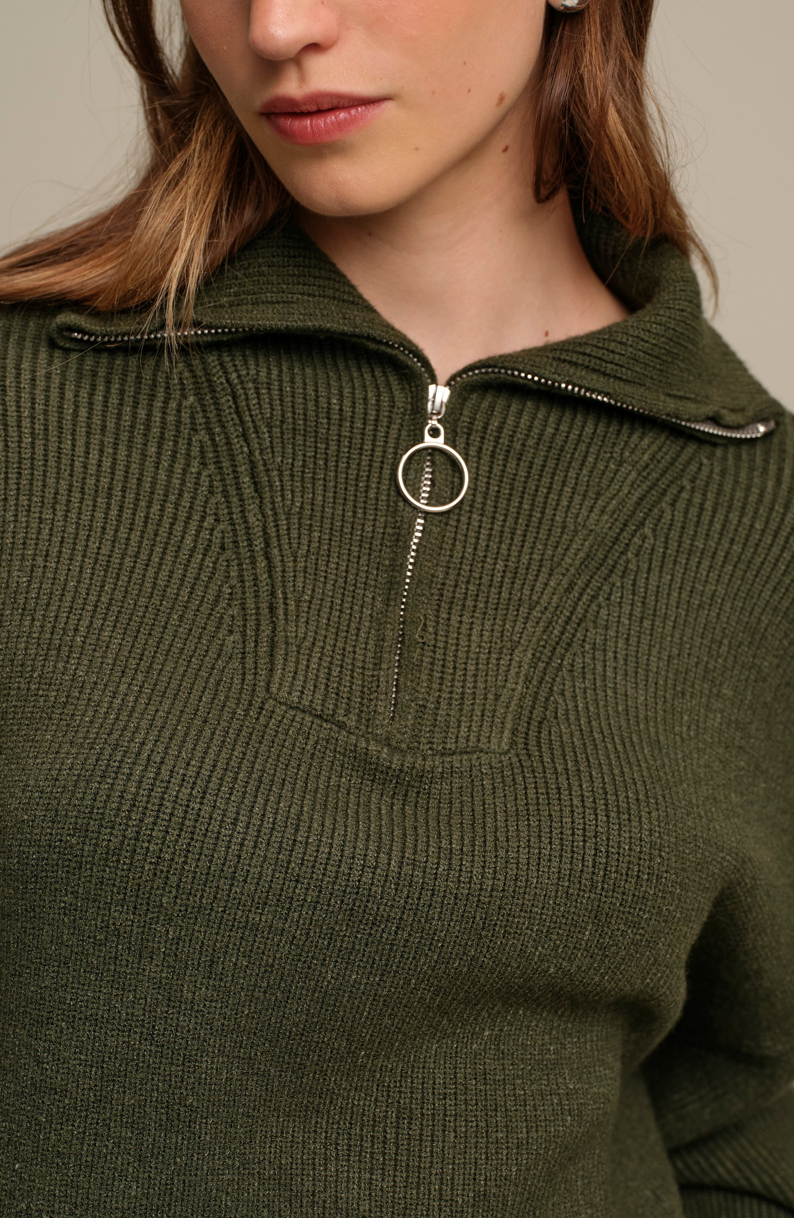 Spencer Half Zip Sweater - image 2