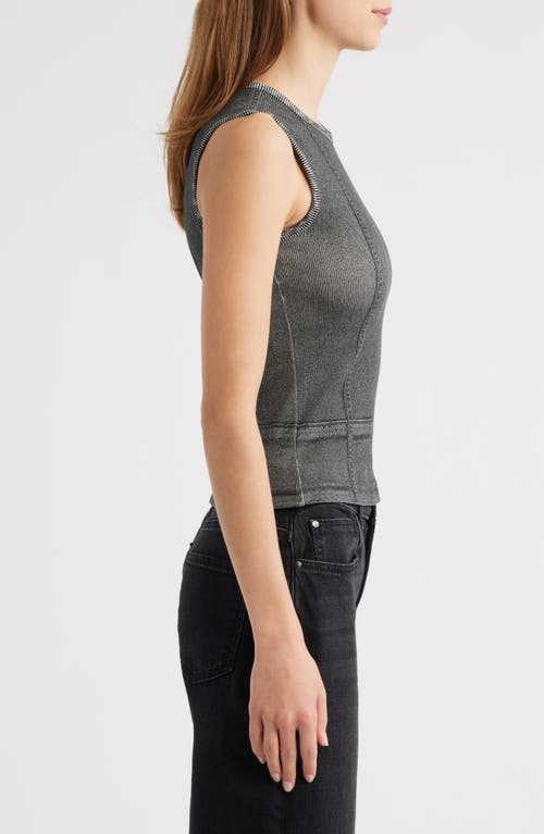 Rag & Bone Miramar Stretch Cotton Rib Muscle Tank