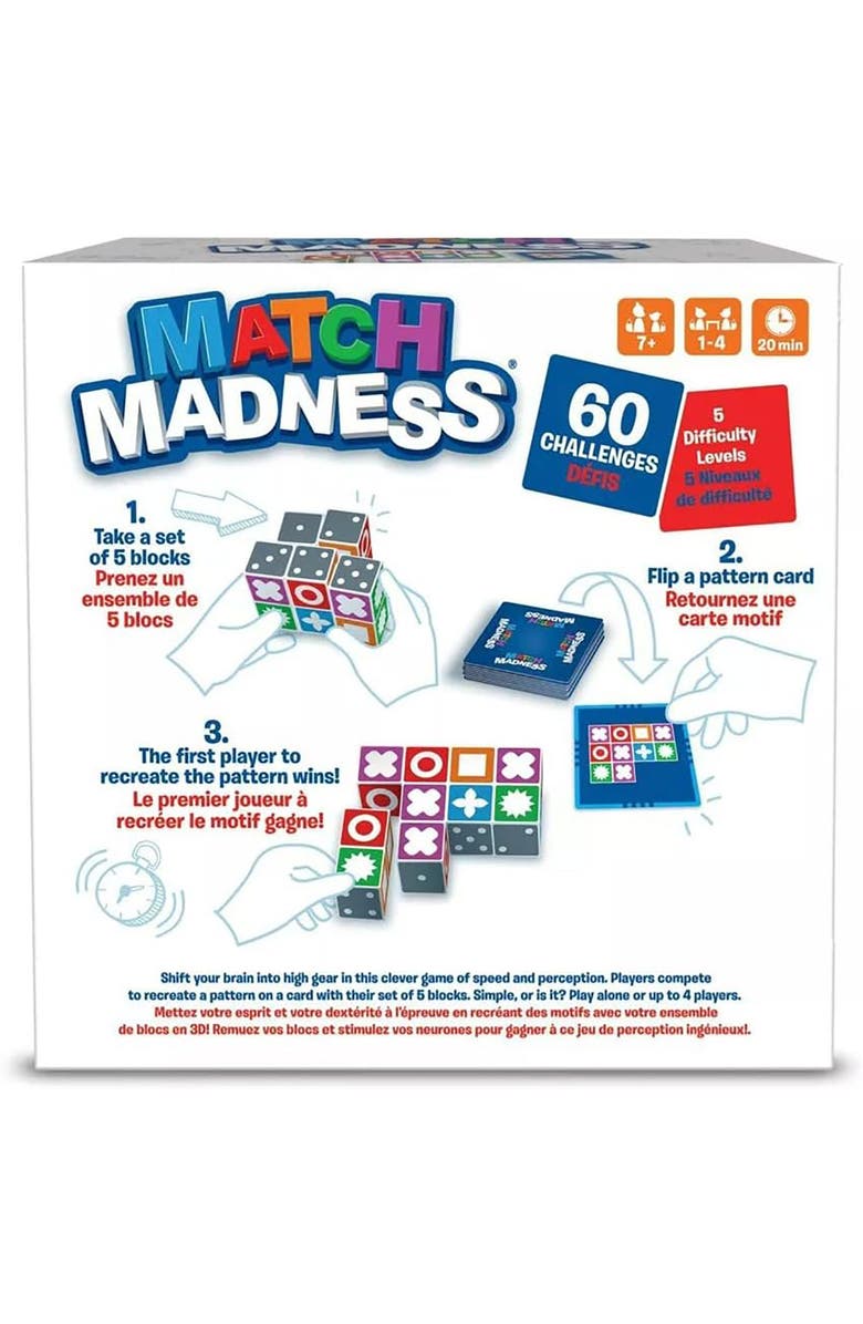 FoxMind Games Match Madness Board Game, Alternate, color, Multicolored