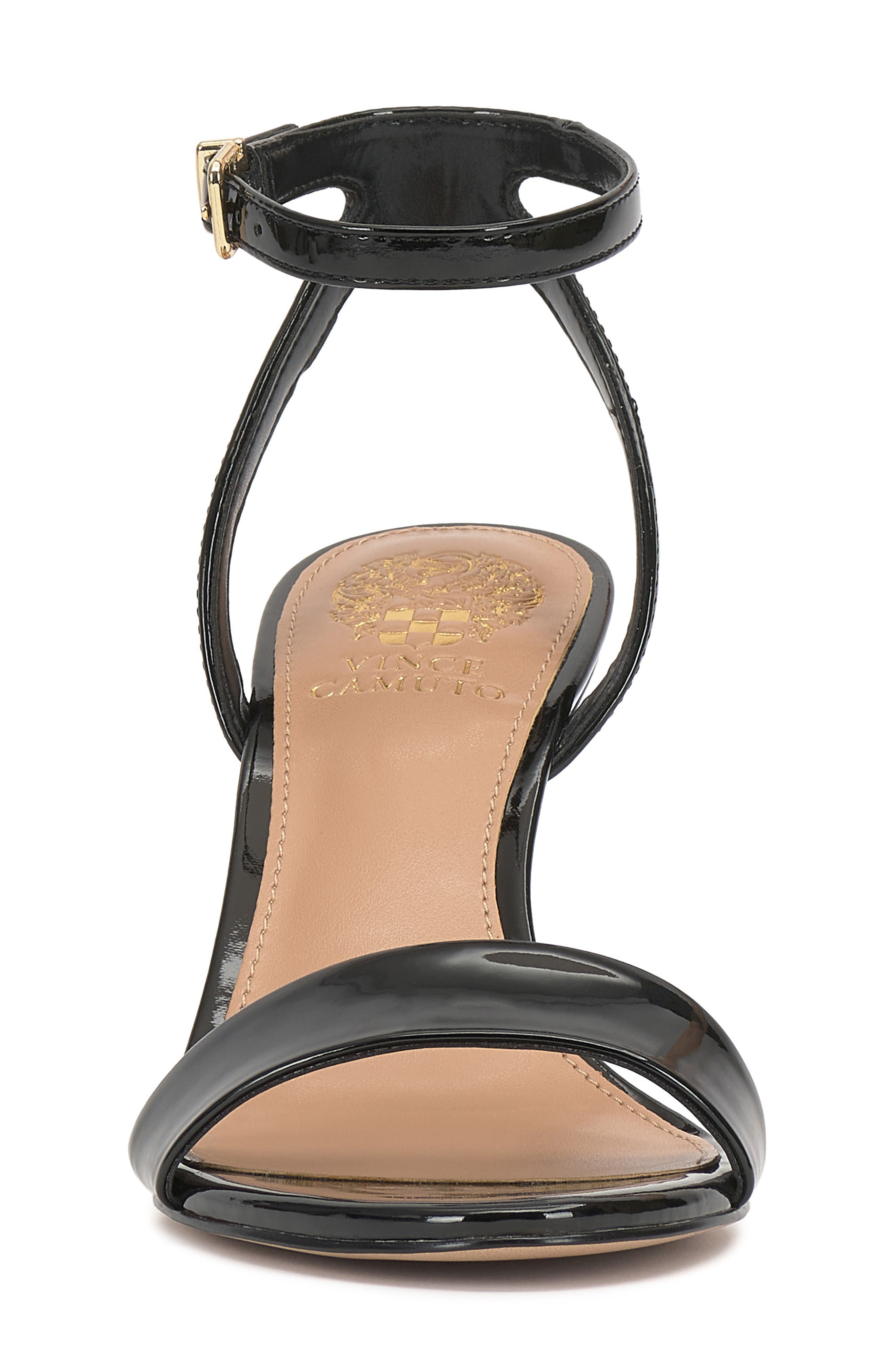 Vince Camuto Jefany Wedge Sandal, Alternate, color, Black