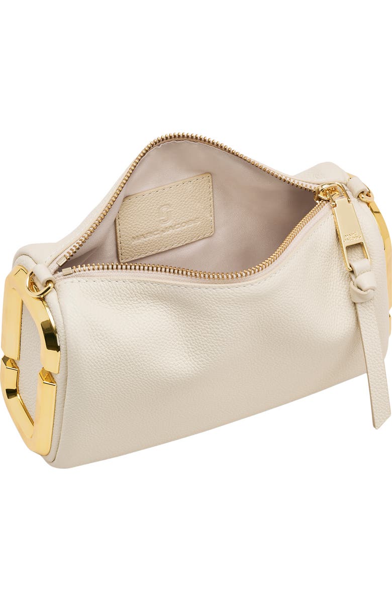 Marc Jacobs The Snapshot Leather Shoulder Bag, Alternate, color, Cloud White