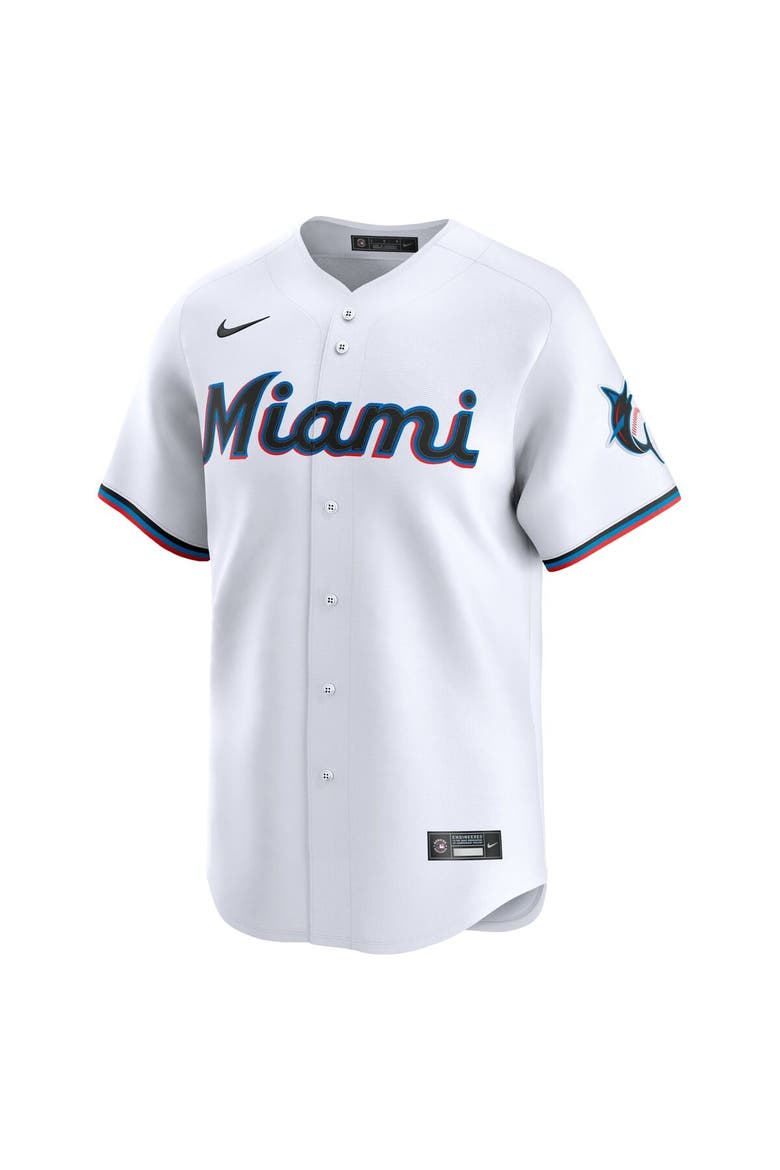 Men's Nike Sandy Alcantara White Miami Marlins Home Limited Player Jersey, Alternate, color, White