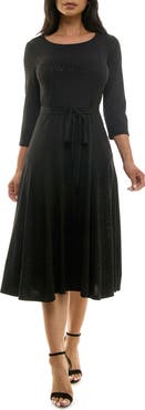 Nina Leonard Sylvia Midi Dress