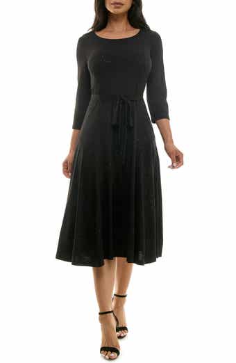 Nina Leonard Sylvia Midi Dress