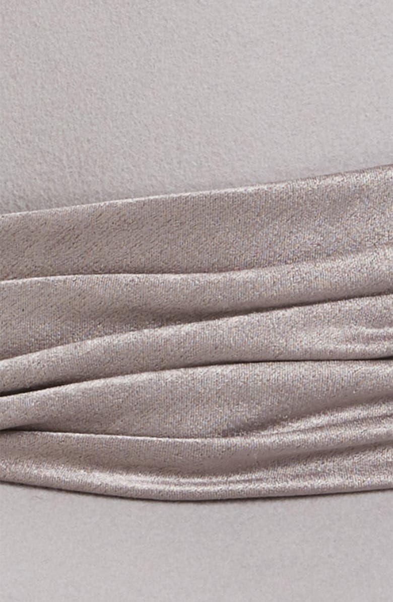 Eugenia Kim Emmanuelle Satin Trim Wool Hat, Alternate, color, 