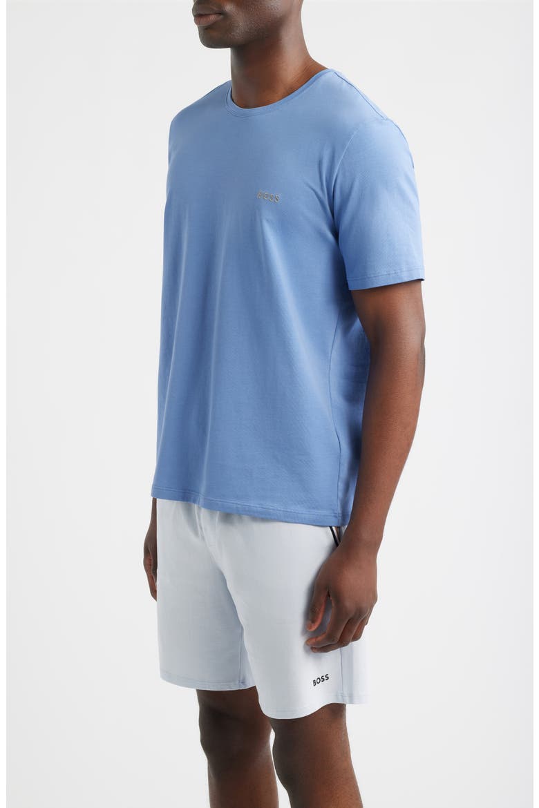 Mix Match Stretch Cotton Pajama T-Shirt, Alternate, color, LIGHT/ PASTEL BLUE