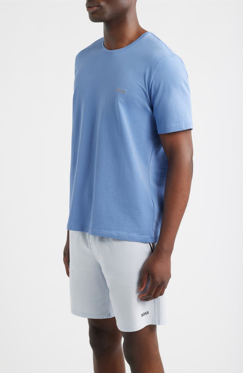 BOSS Mix Match Stretch Cotton Pajama T-Shirt, Alternate, color, Light/ Pastel Blue
