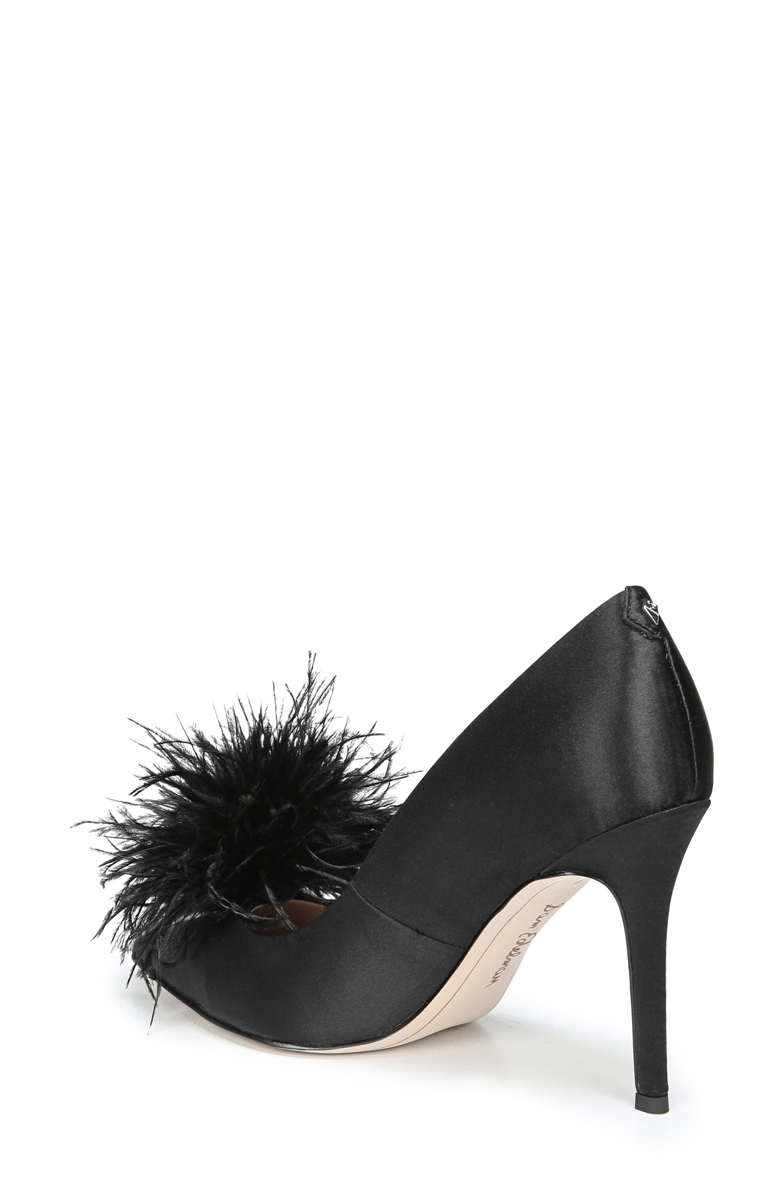 Sam Edelman Haide Feather Pompom Pump, Alternate, color, 