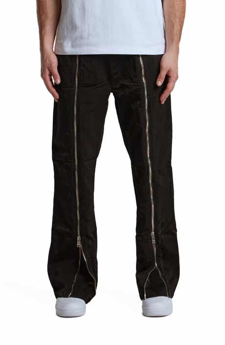 PURPLE BRAND Zip Detail Woven Track Pants