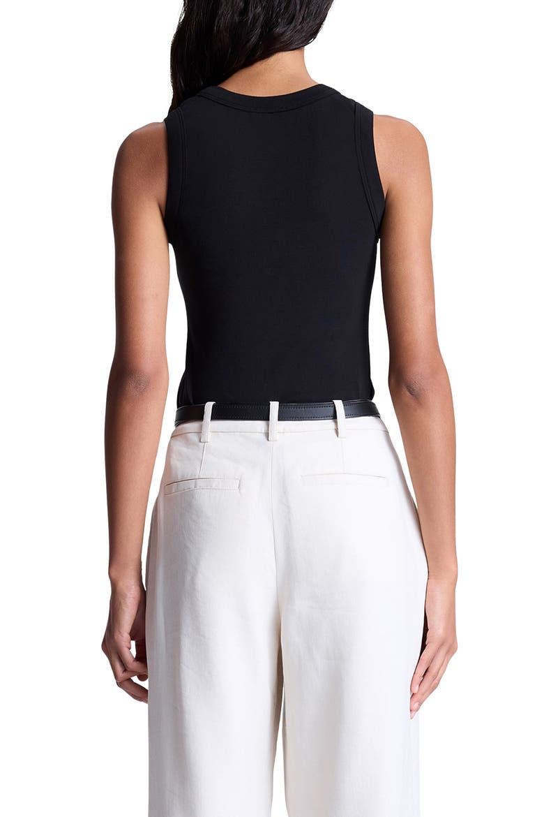 Hadley Cotton Tank, Alternate, color, BLACK
