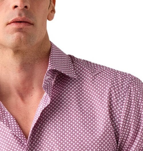 Robert Talbott Reynolds Geo Check Print Shirt