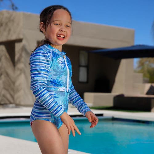 Uv Skinz 2pc Swimsuit Shrug Set In Green