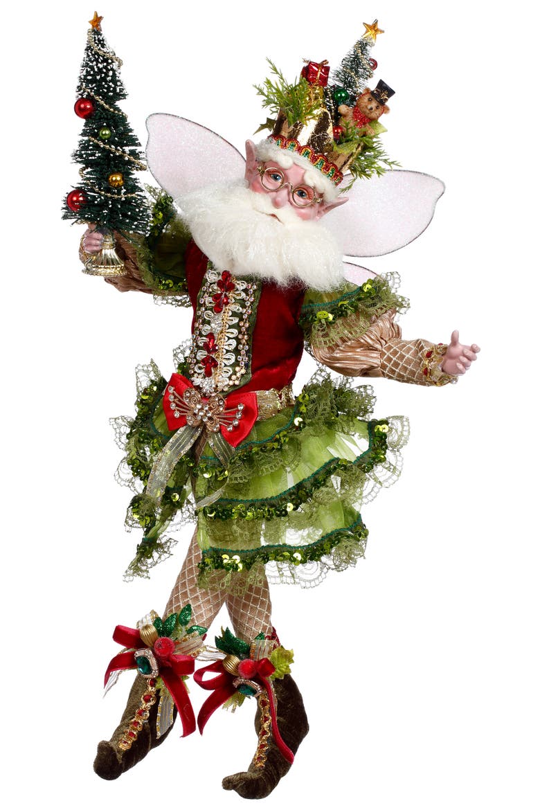 Christmas Tree Fairy, Medium, Main, color, Moss Green