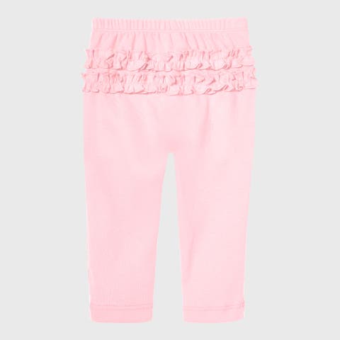 Baby Girl Ruffle Butt Soft 100% Cotton Leggings