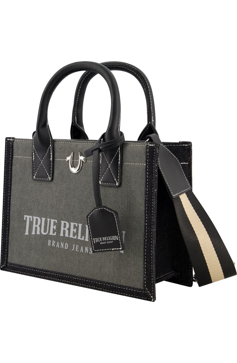 True Religion Modern Edge Denim Tote Bag, Alternate, color,