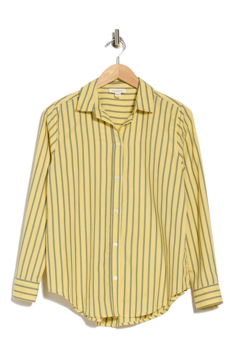 Belly Cotton Shirt, Alternate, color, LEMON GLOW