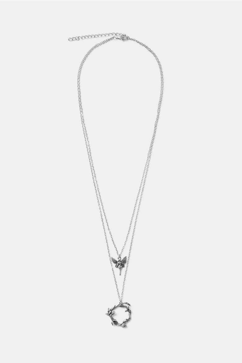 Maypole Sterling Silver Fairy Necklace, Alternate, color, Silver