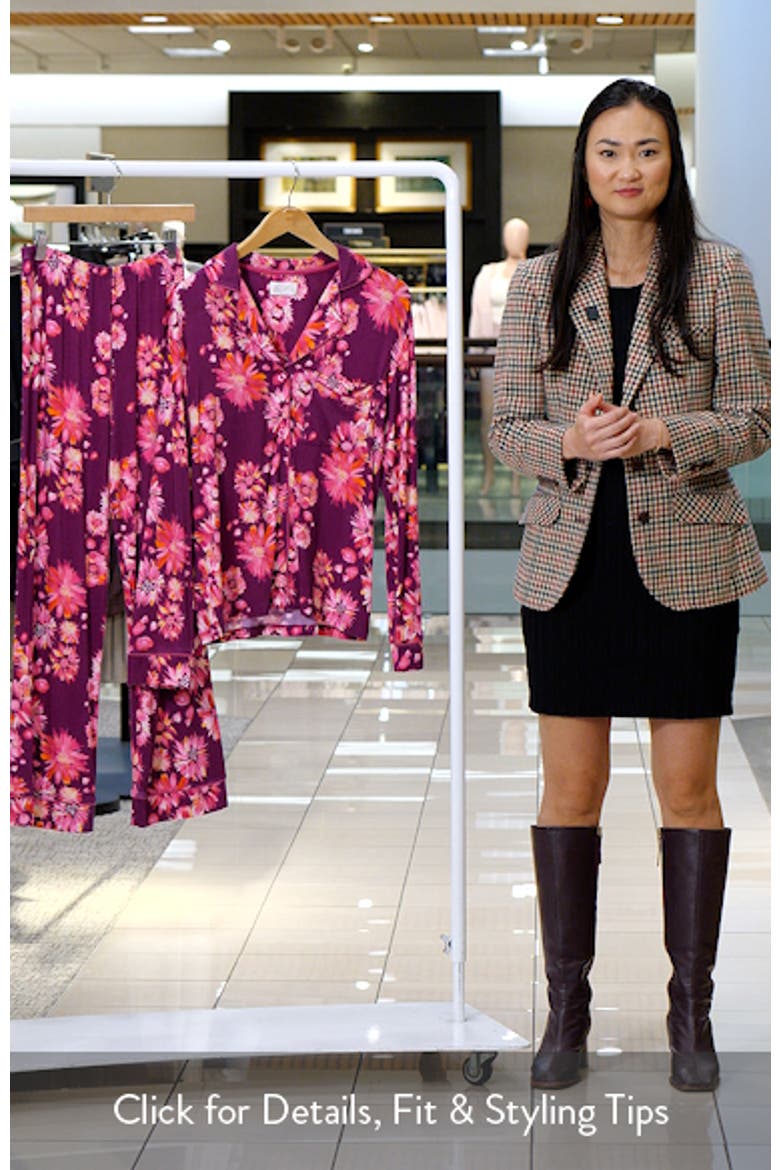 Sofia Print Crop Pajamas video