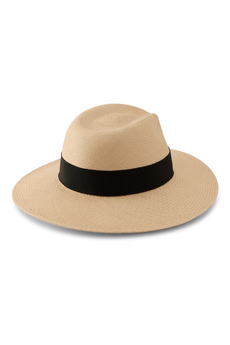 Atlas Panama Fedora, Alternate, color, NATURAL