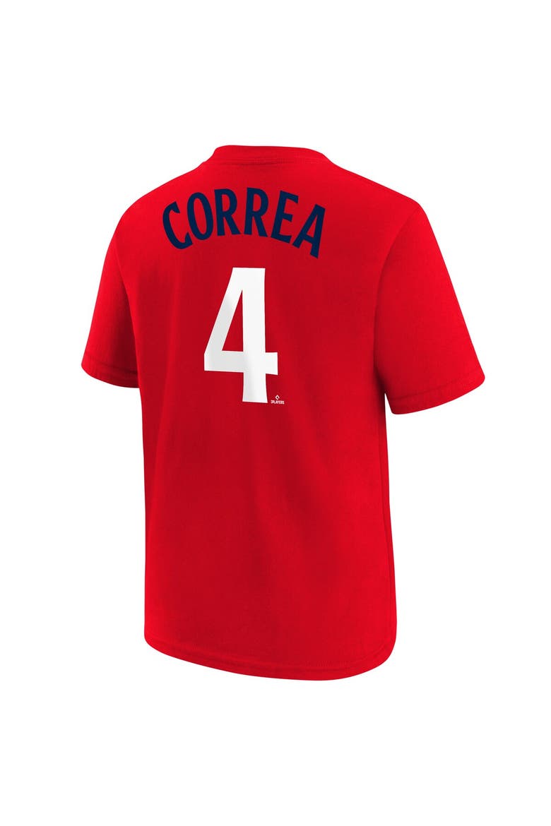 Youth Nike Carlos Correa Red Minnesota Twins Player Name & Number T-Shirt, Alternate, color, Red
