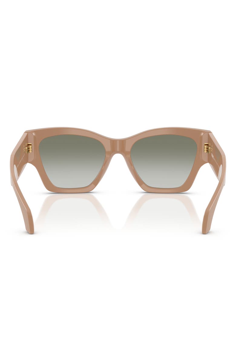 Versace 53mm Square Sunglasses, Alternate, color, Solid Camel/ Green Gradient