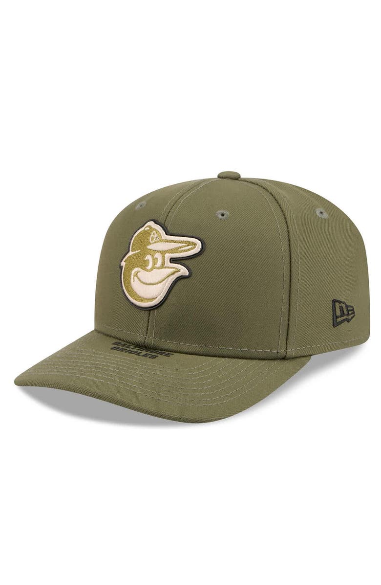 New Era Men's New Era  Olive Baltimore Orioles 2026 Armed Forces Day 9SEVENTY Adjustable Hat, Alternate, color, Olive