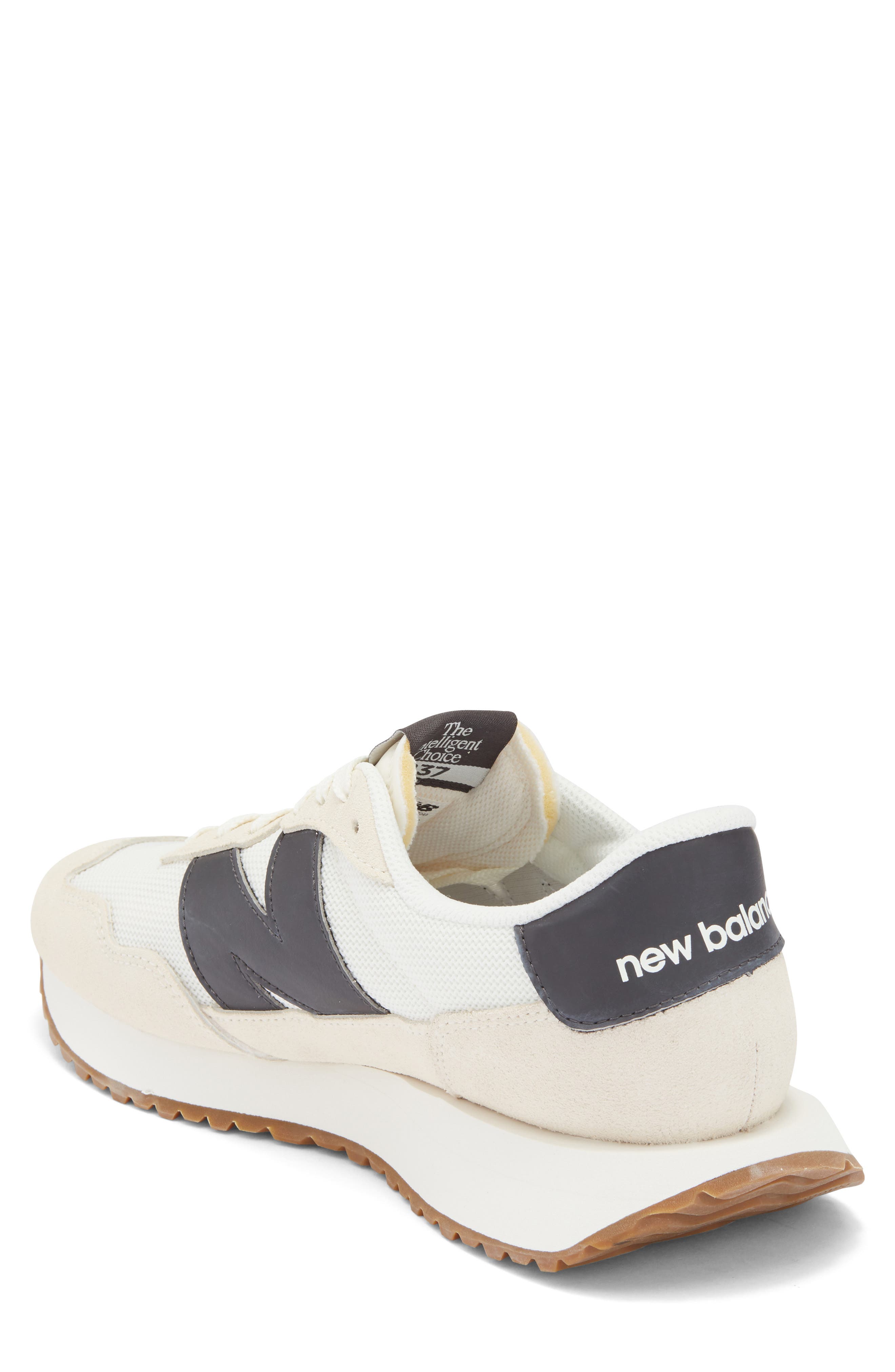 New Balance 237 Sneaker, Alternate, color, Sea Salt/ Black Cement